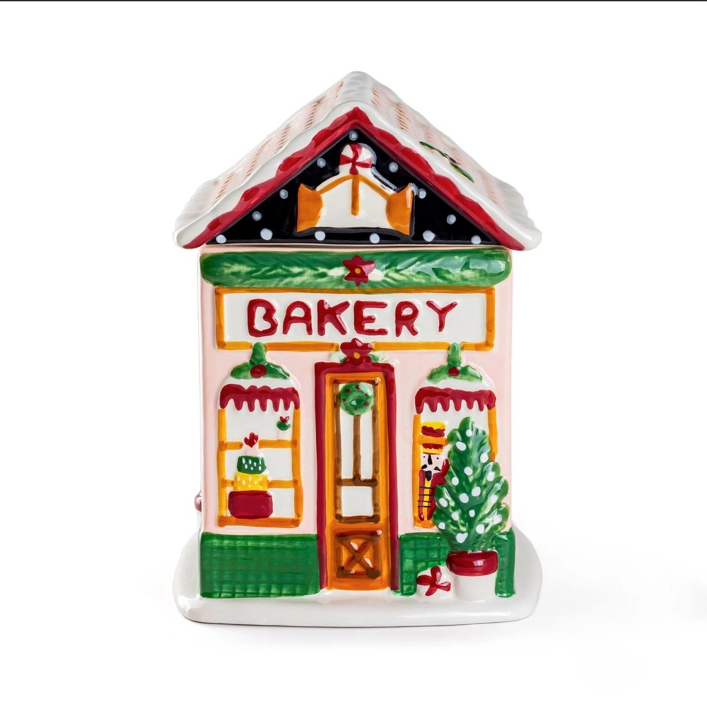 Cupcake and cashmere gingerbread house cookie jar - Picture 2 of 4